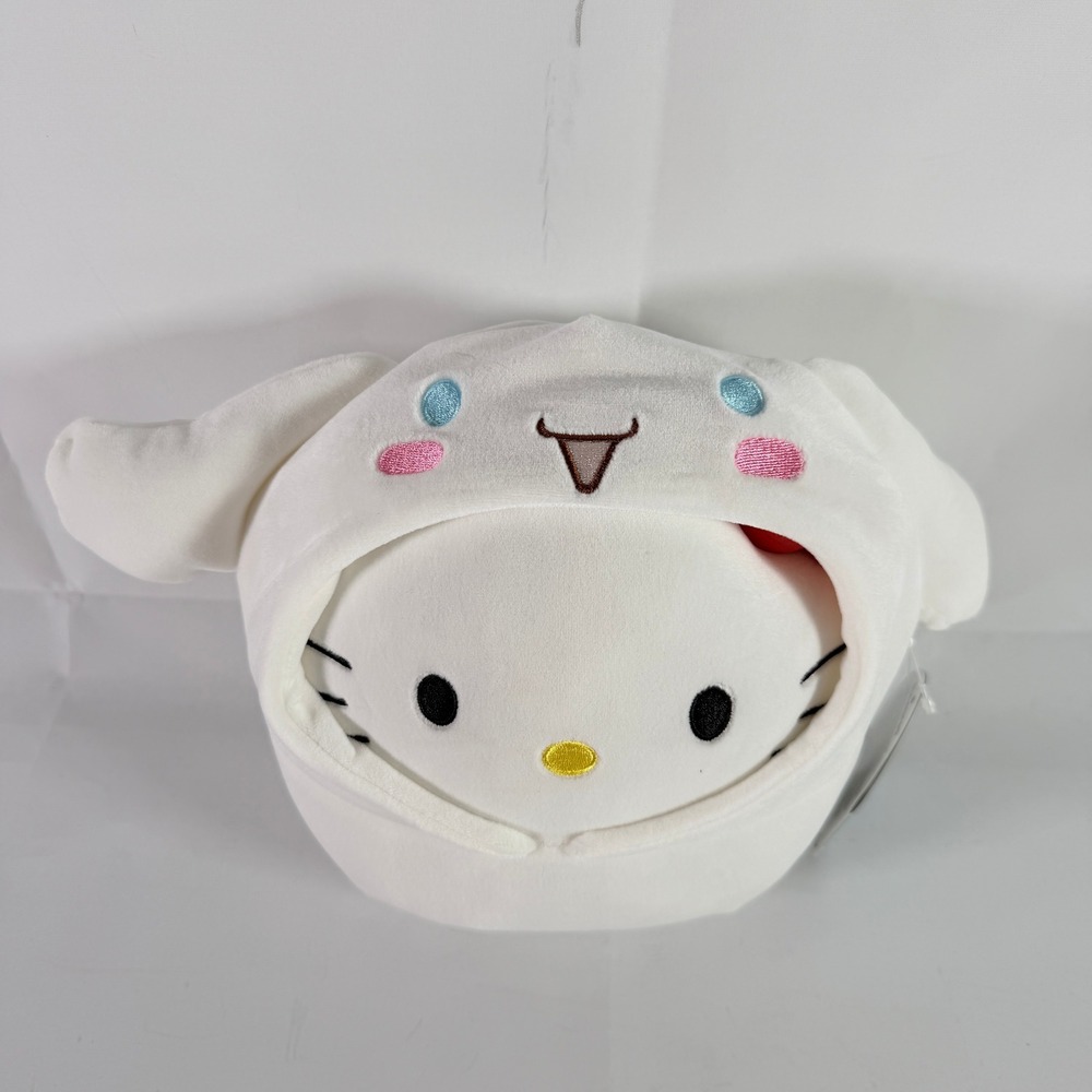 Sanrio Squishmallows 8" Hello Kitty in Cinnamoroll Hoodie Plush Jazwares NWT
